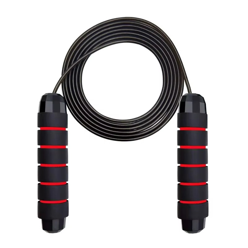 Adjustable Tangle-Free Speed Wire skipping Rope Workout with Foam Handles for Fitness Home Workouts and fat loss